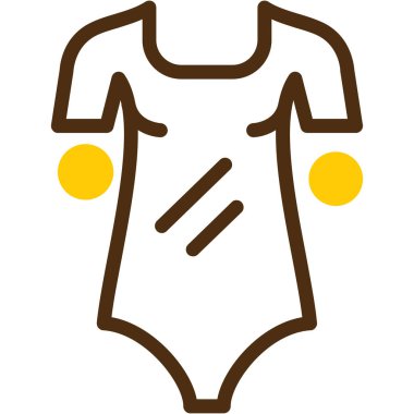 Bebeğim. Web simgesi basit illüstrasyon