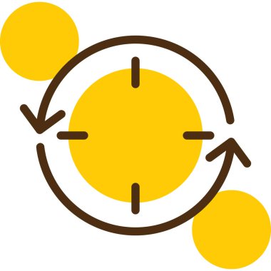 Ok. Web simgesi basit illüstrasyon