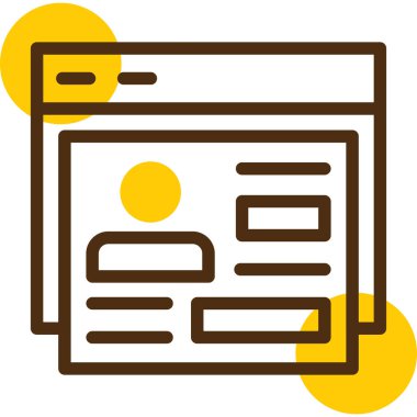 iş simgesi, vektör resimleme