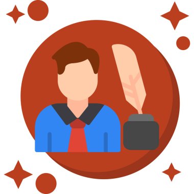 Bir iş adamının vektör çizimi