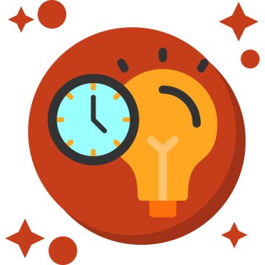 Alarm saat vektör simgesi