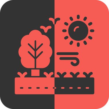 bitki simgesi vektör illüstrasyonu