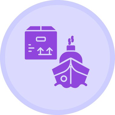 Gemi. Web simgesi basit tasarım