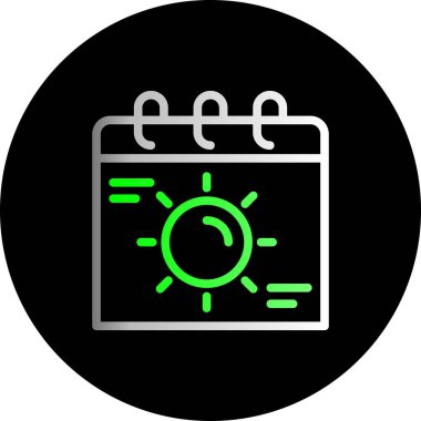 takvim vektörü düz simgesi