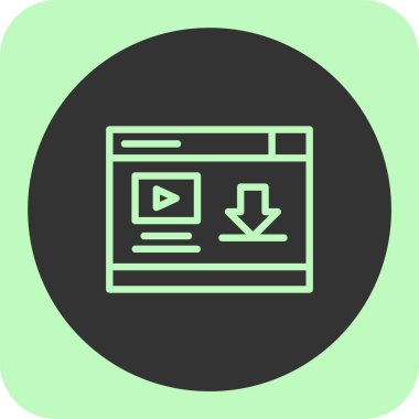 Tarayıcı web düzeni simgesi düz biçimli