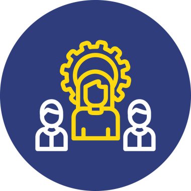 İnsan simgesinin vektör illüstrasyonu