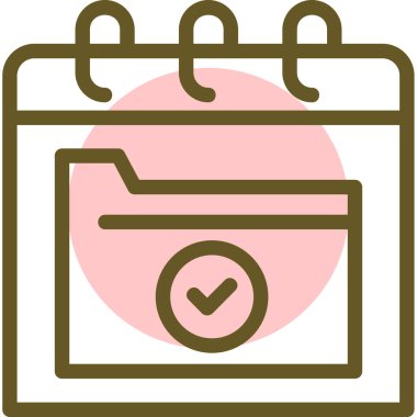 Takvim. Web simgesi basit tasarım