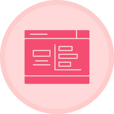 seo modern simgesinin vektör illüstrasyonu