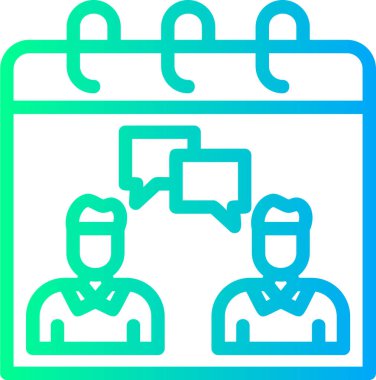 Sohbet simgesi vektör illüstrasyonu