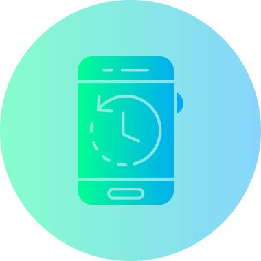 akıllı saat simgesi, vektör illüstrasyonu basit tasarım