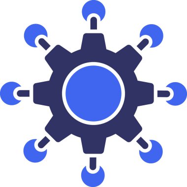 Teçhizat Web simgesi basit illüstrasyon