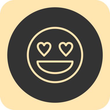 tebessüm vektör simgesi soyut arkaplanda izole