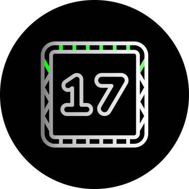 Takvim simgesi, vektör çizimi