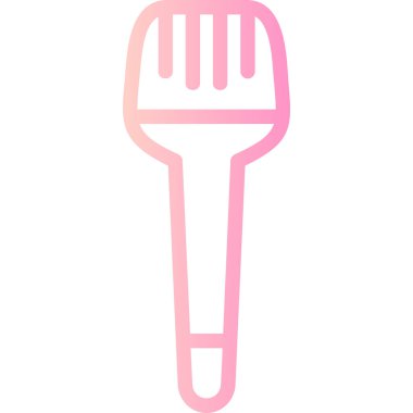 Şirin bir çizgi film simgesinin vektör çizimi