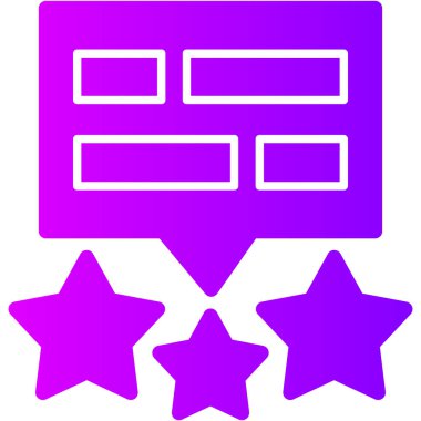 Basit bir simgenin vektör illüstrasyonu