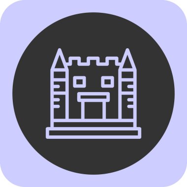 Kale simgesinin vektör illüstrasyonu