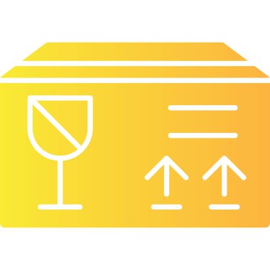 Kutu. Web simgesi basit illüstrasyon