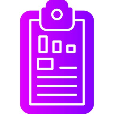 belge simgesi vektör illüstrasyonu