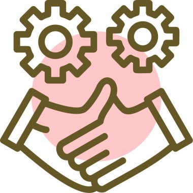 Eller vites simgesini tutuyor