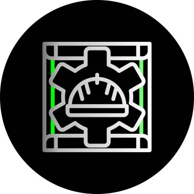 seo modern simgesinin vektör illüstrasyonu