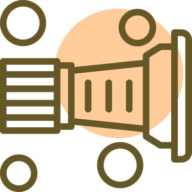 kamera simgesi vektör illüstrasyonu