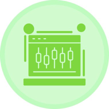 Çizelge. Web simgesi basit illüstrasyon