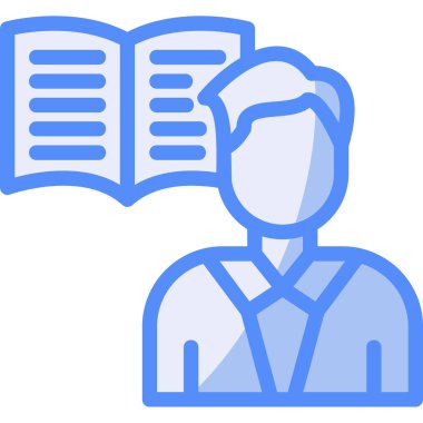 Kitap. Web simgesi basit illüstrasyon