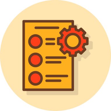 Dosya. Web simgesi basit illüstrasyon