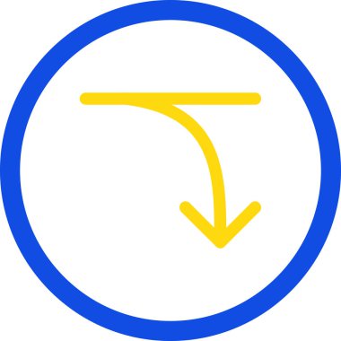 Zaman simgesi vektör illüstrasyonu