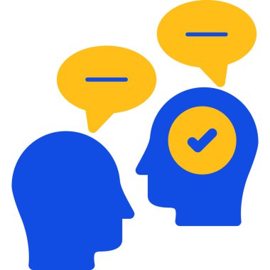 Konuşma balonu vektör çizimi