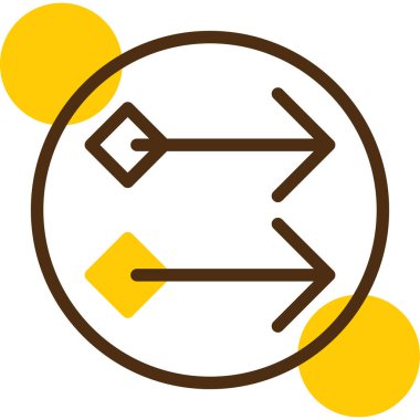 ok yönü sağ simgesi ana hat biçiminde