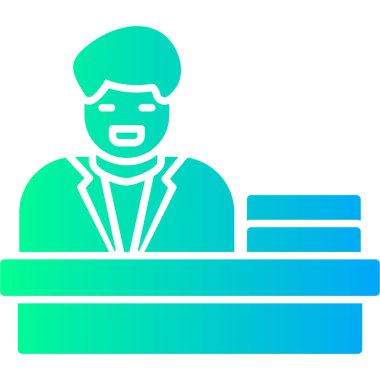 avatar erkek simgesi düz stil