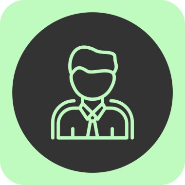 Kişisel ve ticari kullanım için vektör adam simgesi