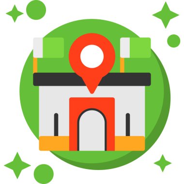 harita pin vektör simgesi