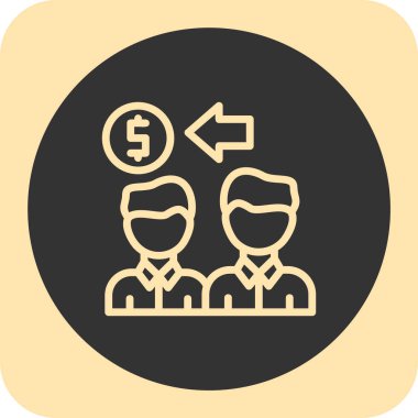 İnsan simgesinin vektör illüstrasyonu