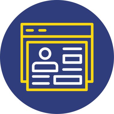 seo modern simgesinin vektör illüstrasyonu