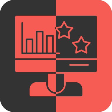 grafik ikonu vektör illüstrasyonu