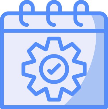 takvim tarih simgesi doldurulmuş dış hat biçimi