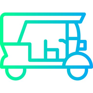 Teslimat. Web simgesi basit illüstrasyon