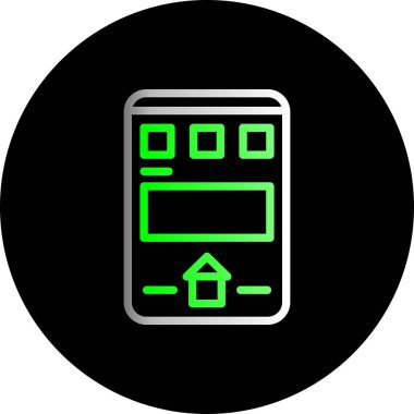 seo modern simgesinin vektör illüstrasyonu