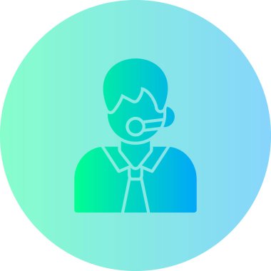 Maske ikonu vektör illüstrasyonlu kadın