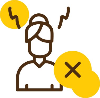 Bayrak ikonu olan kişi. vektör illüstrasyonu