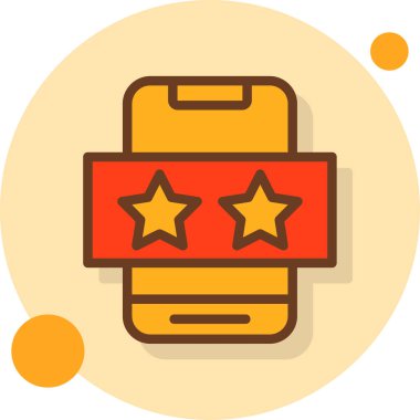 Değerlendirme ikonu vektör illüstrasyonunu gözden geçir