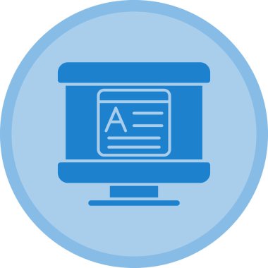 Eğitim simgesinin vektör illüstrasyonu