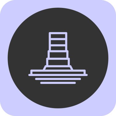 Modern simgenin vektör illüstrasyonu