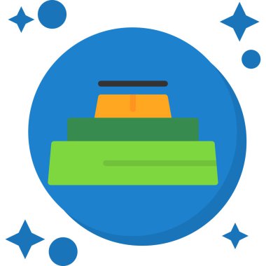 Gıda ve içecek Web ikonu vektör illüstrasyonu