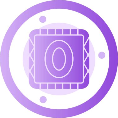 Güvenli web simgesi, vektör çizim