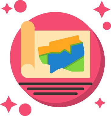 ticari grafik vektör simgesi