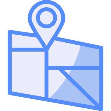 konum pin konumu simgesi - taslak biçimi