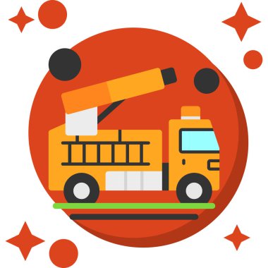 Bir inşaat simgesinin vektör illüstrasyonu